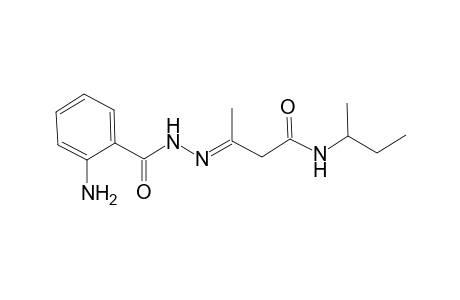 3-[(2-Amino-benzoyl)-hydrazono]-N-sec-butyl-butyramide