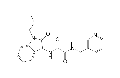 ethanediamide, N~1~-(2,3-dihydro-2-oxo-1-propyl-1H-indol-3-yl)-N~2~-(3-pyridinylmethyl)-
