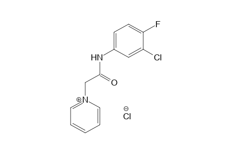 1-{[(3-chloro-4-fluorophenyl)carbamoyl]methyl}pyridinium chloride