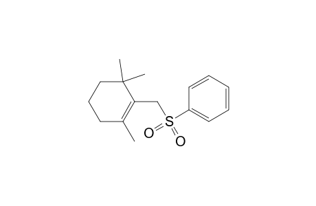 (2,6,6-Trimethylcyclohex-1-enylmethanesulfonyl)benzene