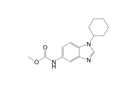 (1-Cyclohexyl-1H-benzoimidazol-5-yl)carbamic acid methyl ester