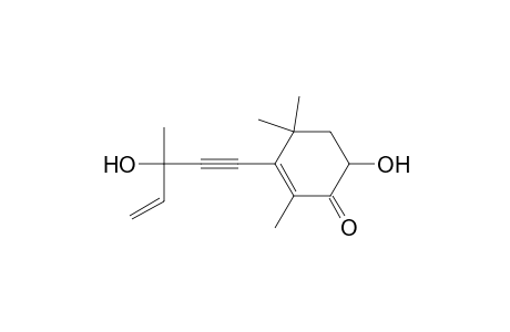 6-Hydroxy-3-(3-hydroxy-3-methyl-4-penten-1-ynyl)-2,4,4-trimethyl-2-cyclohexen-1-one