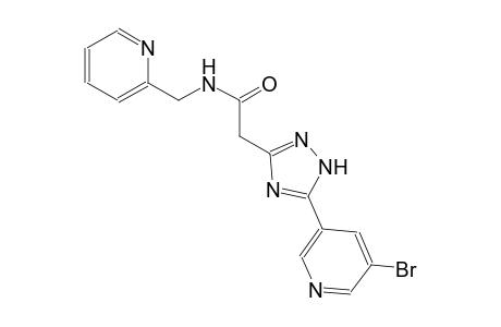 1H-1,2,4-triazole-3-acetamide, 5-(5-bromo-3-pyridinyl)-N-(2-pyridinylmethyl)-