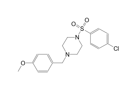 4-({4-[(4-chlorophenyl)sulfonyl]-1-piperazinyl}methyl)phenyl methyl ether