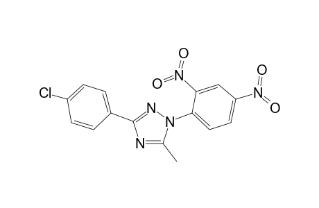 1-(2,4-Dinitrophenyl)-3-(4-chlorophenyl)-5-methyl-1,2,4-triazole