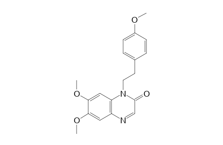 6,7-dimethoxy-1-(p-methoxyphenethyl)-2(1H)-quinoxalinone