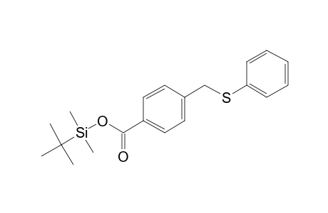 4-[(Phenylsulfanyl)methyl]benzoic acid, tert-butyldimethylsilyl ester