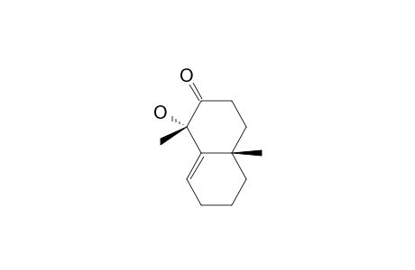 2(1H)-Naphthalenone, 3,4,4a,5,6,7-hexahydro-1-hydroxy-1,4a-dimethyl-, cis-(.+-.)-