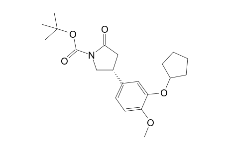 (4R)-N-TERT.-BUTOXYCARBONYL-4-(3-CYCLOPENTYLOXY-4-METHOXY)-2-PYRROLIDINONE