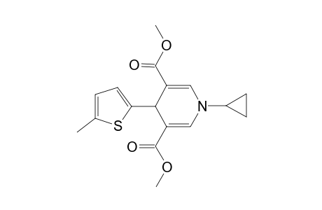 1-Cyclopropyl-4-(5-methyl-thiophen-2-yl)-1,4-dihydro-pyridine-3,5-dicarboxylic acid dimethyl ester