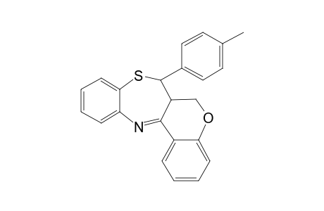 7-(4-Methylphenyl)-6A,7-dihydro-6H-chromeno[3,4-C][1,5]benzothiazepine