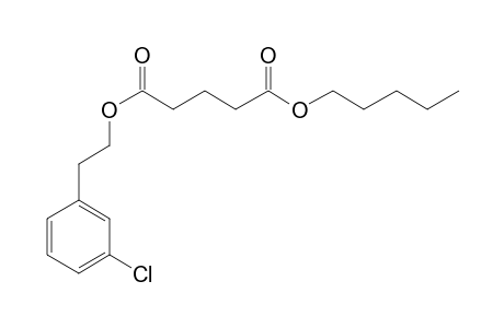 Glutaric acid, 2-(3-chlorophenyl)ethyl pentyl ester