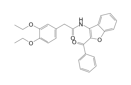 benzeneacetamide, N-(2-benzoyl-3-benzofuranyl)-3,4-diethoxy-