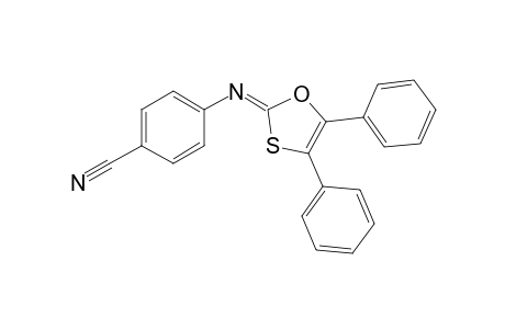 (Z)-2-(4-Cyanophenylimino)-4,5-diphenyl-1,3-oxathiole