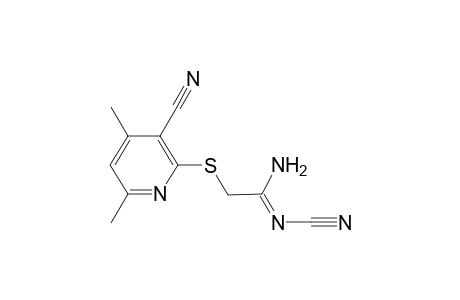 2-(2-AMINO-2-CYANOIMINOETHYLTHIO)-3-CYANO-4,6-DIMETHYLPYRIDINE