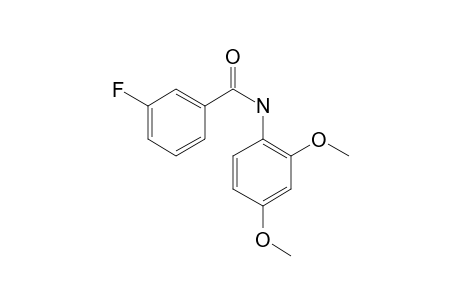 Benzamide, 3-fluoro-N-(2,4-dimethoxyphenyl)-