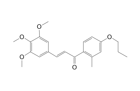 4'-(N-Propyl)oxy-2'-methyl-3,4,5-trimethoxychalcone (isomer 1)