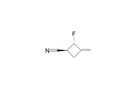 trans-2-Fluoro-3-methylenecyclobutanecarbonitrile