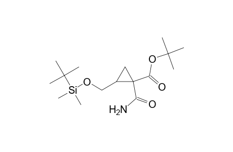 2-[[Tert-butyl(dimethyl)silyl]oxymethyl]-1-carbamoyl-1-cyclopropanecarboxylic acid tert-butyl ester