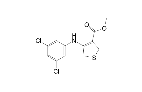 4-(3,5-dichloroanilino)-2,5-dihydro-3-thiophenecarboxylic acid, methyl ester