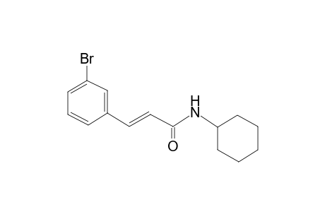 2-propenamide, 3-(3-bromophenyl)-N-cyclohexyl-, (2E)-