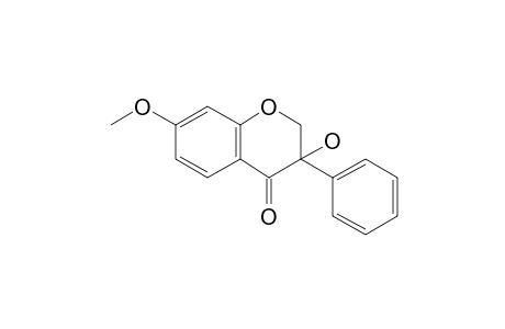 3-Hydroxy-7-methoxy-3-phenyl-4-chromanone