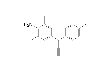 2,6-Dimethyl-4-[1-(4-methylphenyl)prop-2-ynyl]aniline