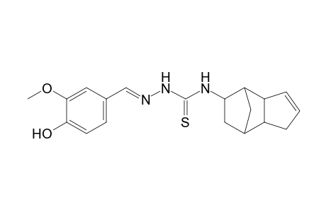 vanillin, 4-(3a,4,5,6,7,7a-hexahydro-4,7-methanoinden-5-yl)-3-thiosemicarbazone