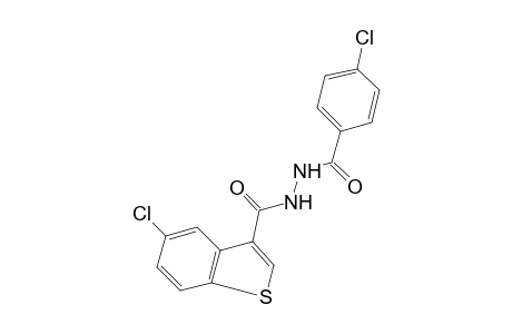 1-(p-chlorobenzoyl)-2-[(5-chlorobenzo[b]thien-3-yl)carbonyl]hydrazine