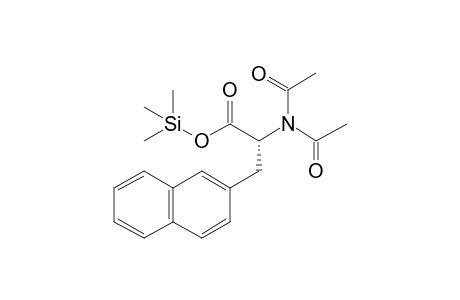 3-(2-Naphthyl)-D-alanine, N,N-di-acetyl, o-tms