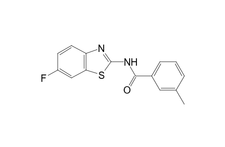 Benzamide, N-(6-fluorobenzothiazol-2-yl)-3-methyl-
