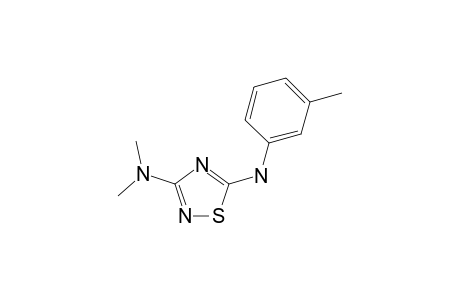 3-(Dimethylamino)-5-(3'-methylanilino0-1,2,4-thiadiazole