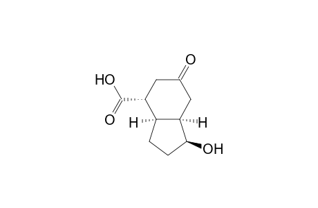 (+/-)-(1R*,2R*,6R*,7S*)-7-HYDROXY-4-OXO-BICYCLO-[4.3.0]-NON-2-YL-CARBOXYLIC-ACID