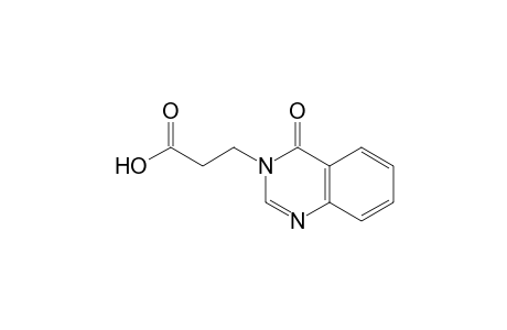 3-(4-oxo-3(4H)-quinazolinyl)propanoic acid