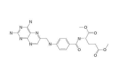 L-Glutamic acid, N-[4-[[(2,4-diamino-6-pteridinyl)methyl]amino]benzoyl]-, dimethyl ester