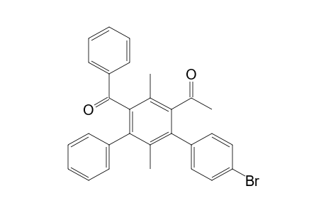 3-acetyl-4-(p-bromophenyl)-2,5-dimethyl-6-phenylbenzophenone