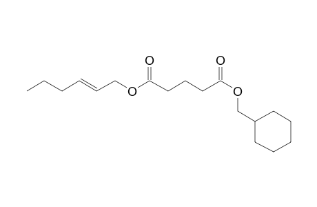 Glutaric acid, hex-2-en-1-yl cyclohexylmethyl ester