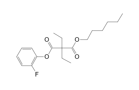 Diethylmalonic acid, 2-fluorophenyl hexyl ester