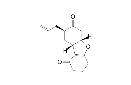 (5aS,8R,9aS)-8-Allyl-2,3,4,5a,6,8,9,9a-octahydrodibenzo[b,d]furan-1,7-dione