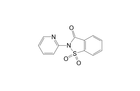 1,1-bis(oxidanylidene)-2-pyridin-2-yl-1,2-benzothiazol-3-one