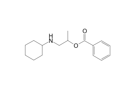 2-(Cyclohexylamino)-1-methylethyl benzoate