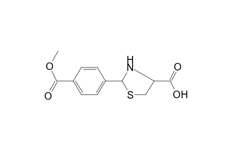 2-(4-carbomethoxyphenyl)thiazolidin-3-ium-4-carboxylate