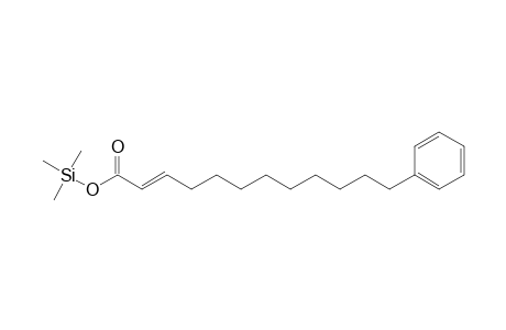 (trimethyl)silyl (E)-12-phenyldodec-2-enoate