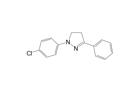 1H-Pyrazole, 1-(4-chlorophenyl)-4,5-dihydro-3-phenyl-