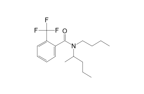 Benzamide, 2-trifluoromethyl-N-(2-pentyl)-N-butyl-