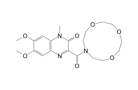 3-(1,4,7-Trioxa-10-azacyclododecane-10-carbonyl)-6,7-dimethoxy-1-methylquinoxaline-2(1H)-one