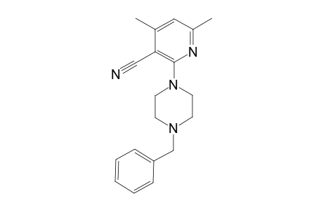 2-(4-Benzyl-1-piperazinyl)-4,6-dimethylnicotinonitrile