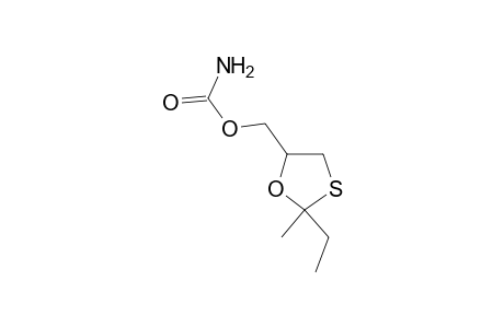 2-ethyl-2-methyl-1,3-oxathiolane-5-methanol, carbamate