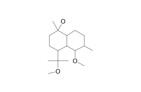 1,5-Naphthalenediol, decahydro-4-(1-methoxy-1-methylethyl)-1,6-dimethyl-, 5-o-methyl