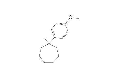 1-(4-Methoxyphenyl)-1-methylcycloheptane